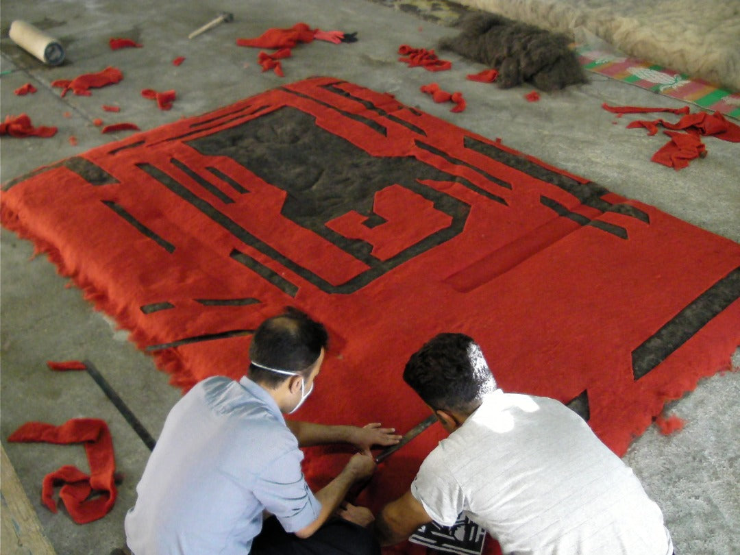 Polygon Inverted Rug 5' x 7'